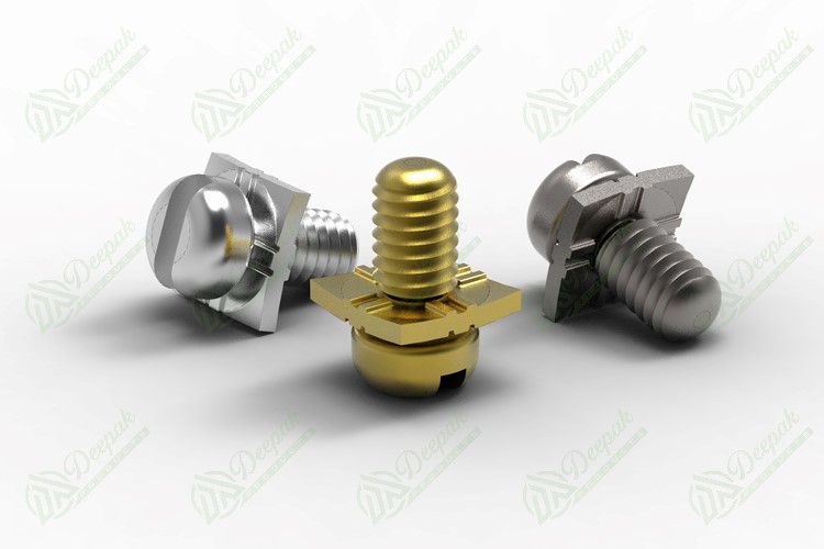 Screw With Square Washer – Deepak Products