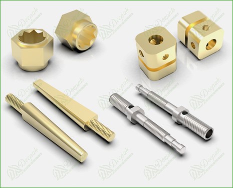 Brass Turned Components – CNC precision machined parts by Deepak Products