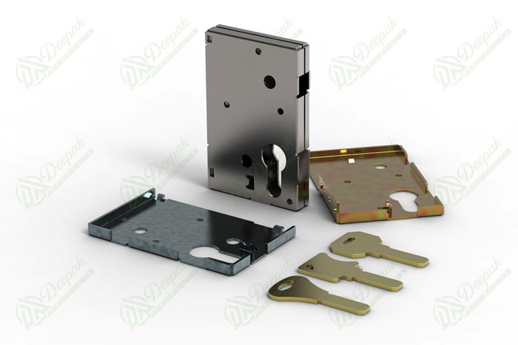 Mortise Lock Parts – Body, Keys, Cylinder Back Plate